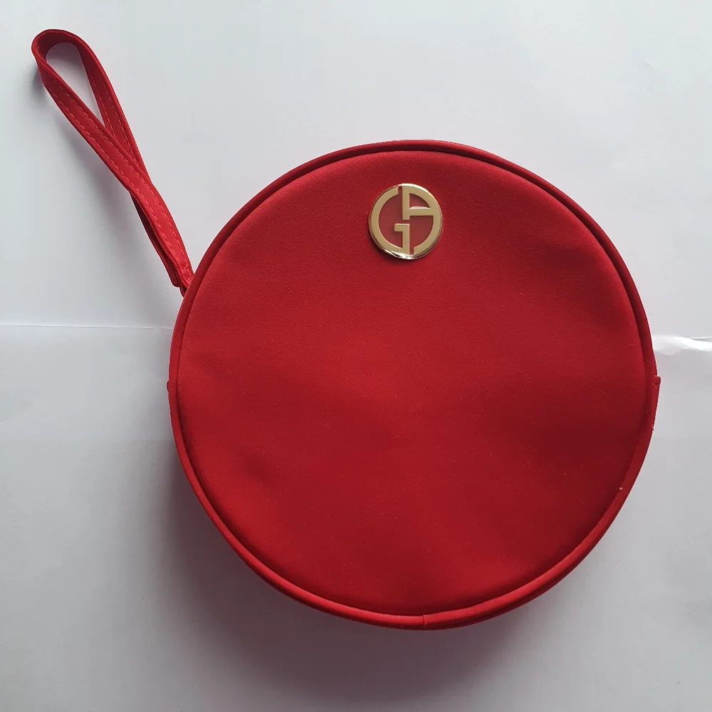 Armani red make up bag pouch, travel bag - Picture 1 of 4